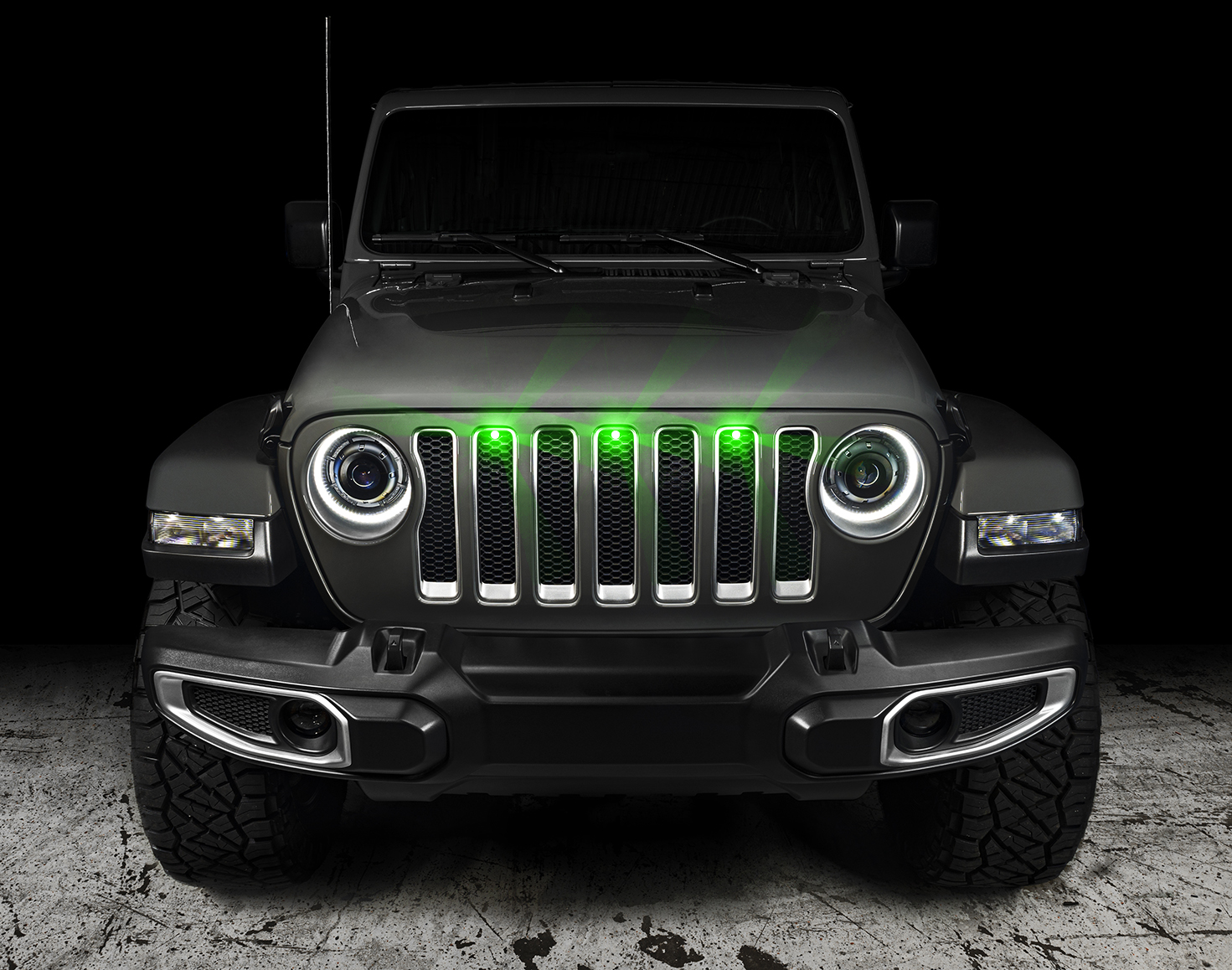 5870-004 - Pre-Runner Style Green LED Grill Kit